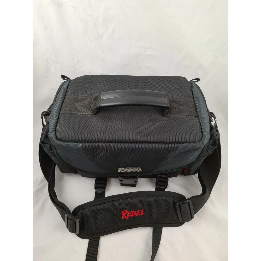 CANON REBEL CAMERA SOFT CUSHIONED CARRY BAG WITH SEPARATERS